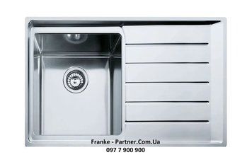 Кухонна мийка Franke Neptune Plus NPX 611 (101.0068.368) нержавіюча сталь - врізна - полірована 101.0068.368 фото