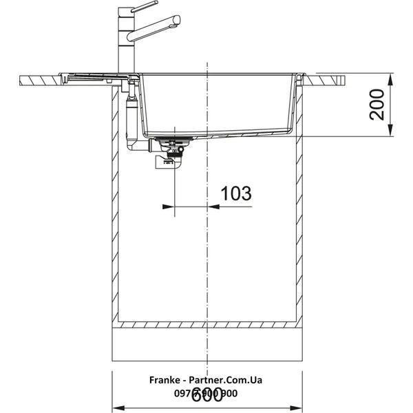 Кухонна мийка Franke Sirius 2.0 S2D Slim 611-78 XL (143.0671.746) з тектонайта - врізна - оборотна - колір Бежевий (2 отвори) - Архів 143.0671.746 фото