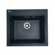 Гранітна мийка для кухні Platinum 5852 VESTA матова Антрацит 000027537 фото 1