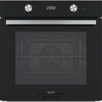 Духова шафа з функцією парової очистки Franke Smart FSM 86 H BK (116.0606.091) скло, колір чорний 116.0606.091 фото