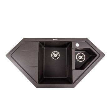 Гранітна мийка для кухні Platinum 9950 PANDORA матовий Гренадін 000039648 фото