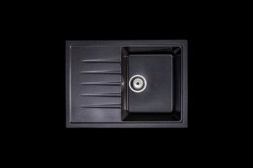 Прямокутна гранітна мийка з коротким крилом Sink Quality TITANITE 1KKO Brocade 2093142084 фото