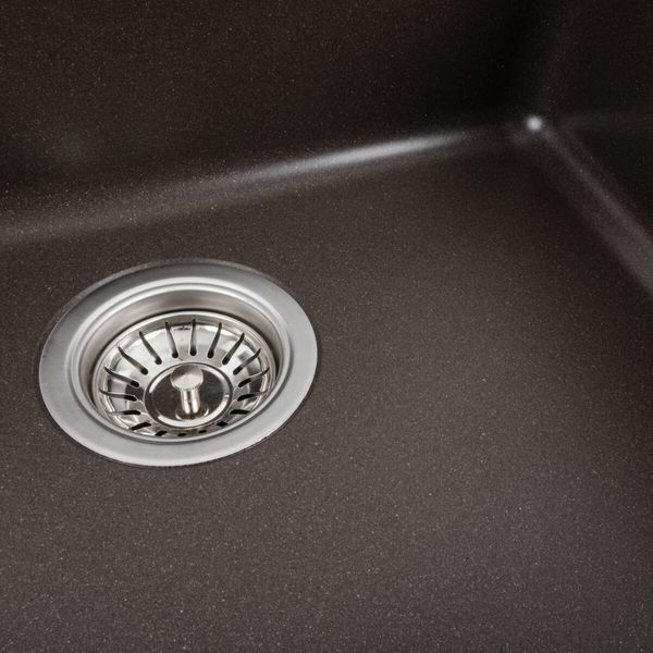 Гранітна мийка для кухні Platinum 5852 VESTA матова Темна скеля 000039623 фото