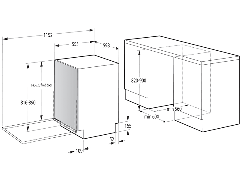 Посудомийна машина вбудована Gorenje - GV 643 D 60 213_40736 фото