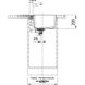 Кухонна мийка Franke Centro CNG 611-62 (114.0630.420) гранітна - врізна - оборотна - колір Мигдаль - Архів 114.0630.420 фото 3
