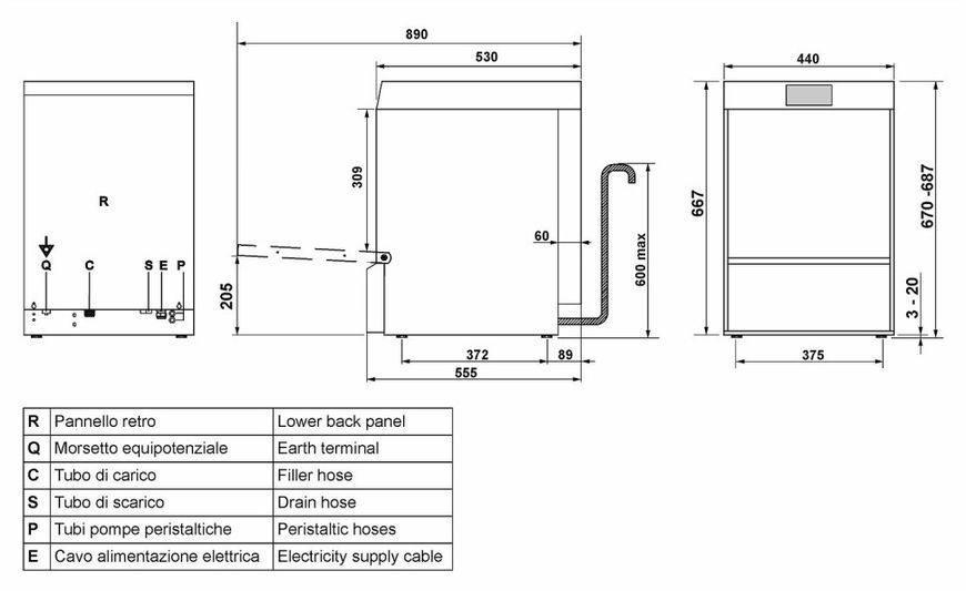 Професійні посудомийні машини Smeg SPG400ML SPG400ML фото