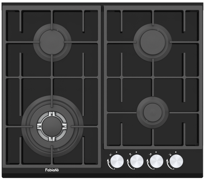 Варильна поверхня газова FHG 8244 VGHT Black Glass 8111.406.1470 фото