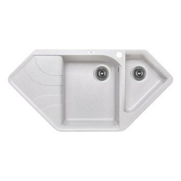 Кухонна мийка з додатковою чашею Lidz 1000x500/225 GRA-09 (LIDZGRA091000500225) SD00044513 фото