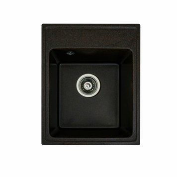 Гранітна мийка для кухні Platinum 4050 RUBY глянець Шоколад 000024954 фото