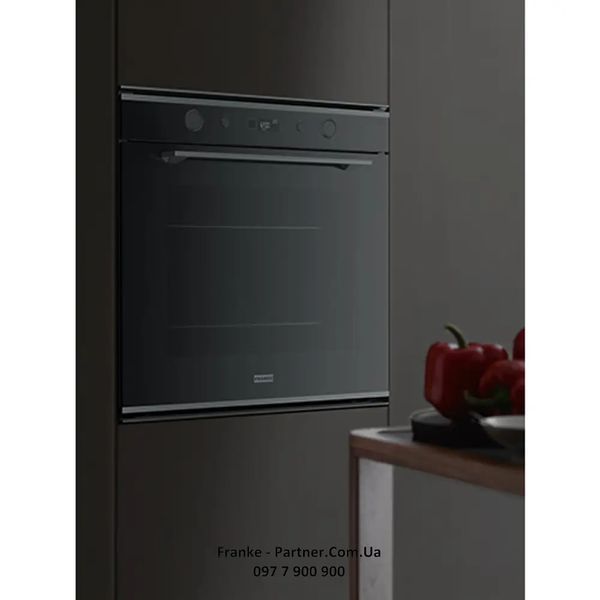 Духова шафа піролітична Franke Mythos FMY 98 P BK (116.0606.102) скло, колір чорний 116.0606.102 фото