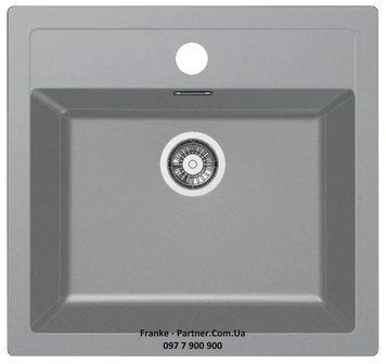 Кухонна мийка Franke Sirius SID 610-50 (143.0691.531) з тектонайта - врізна - колір Сірий камінь 143.0691.531 фото