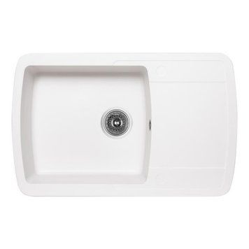 Кухонна мийка Lidz 770x490/200 WHI-01 (LIDZWHI01770490200) SD00044517 фото