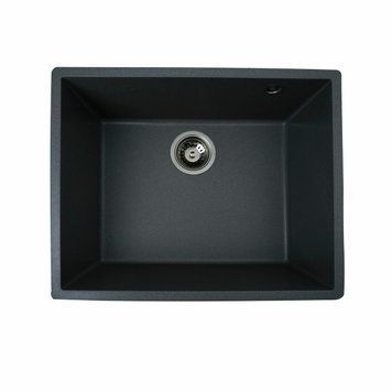 Гранітна мийка для кухні Platinum 5444 OASIS матова Сірий мусон 000030773 фото