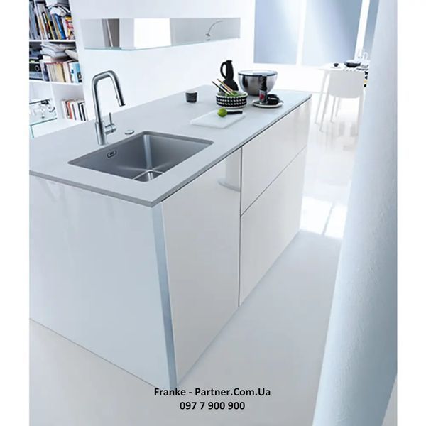 Кухонна мийка Franke Mythos MYX 110-50 (122.0600.945) нержавіюча сталь - монтаж під стільницю - полірована 122.0600.945 фото
