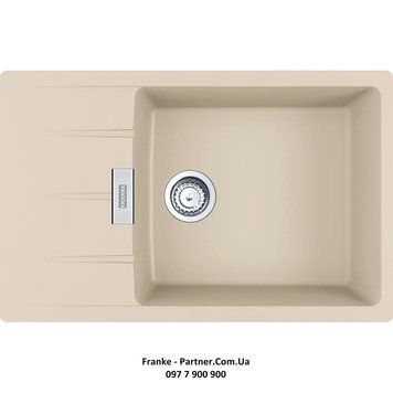 Кухонна мийка Franke Centro CNG 611-78 XL (114.0630.435) гранітна - врізна - оборотна - колір Бежевий Архів 114.0630.435 фото