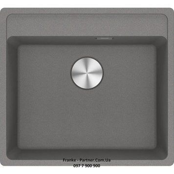 Кухонна мийка Franke Maris MRG 610-52 TL (114.0668.868) гранітна - врізна - колір Сірий камінь 114.0668.868 фото