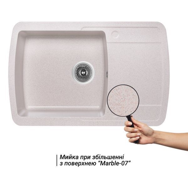 Кухонна мийка Lidz 770х490/200 MAR-07 (LIDZMAR07770490200) SD00044519 фото
