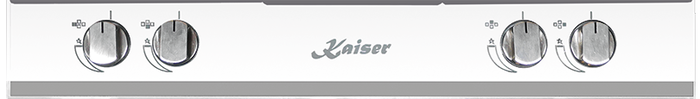 Газова варильна поверхня Kaiser KCG 6394 W Turbo Romb 811-01 фото
