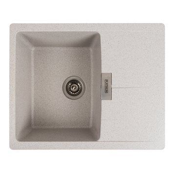 Гранітна мийка для кухні Platinum 6250 ZIRKONE матовий топаз 000040796 фото