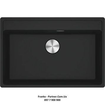 Кухонна мийка Franke Maris MRG 610-72 TL (114.0661.768) гранітна - врізна - колір Чорний матовий 114.0661.768 фото