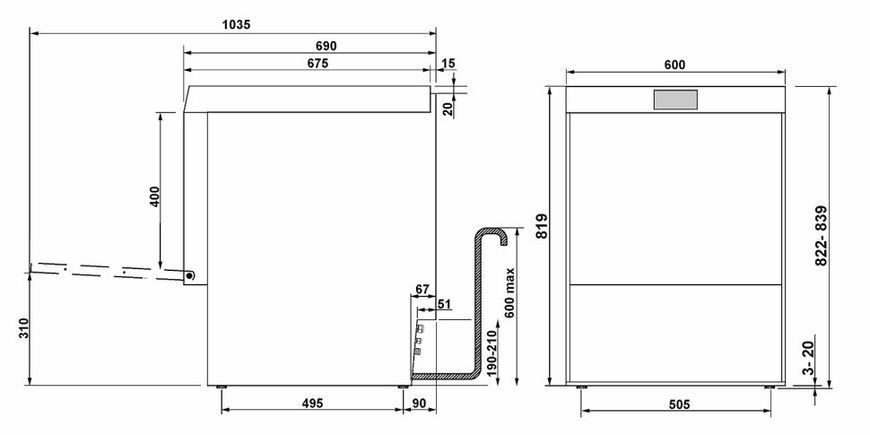 Професійні посудомийні машини Smeg SPD526S SPD526S фото