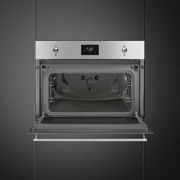 Духова шафа з мікрохвилями Smeg SO4301M0X вбудована Smeg SO4301M0X фото