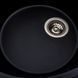Гранітна мийка для кухні Platinum 5847 ONYX матова (чорна) 000038324 фото 5
