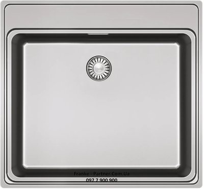 Кухонна врізна мийка з нержавіючої сталі Frames by Franke FSX 210 TPL 127.0437.853 фото