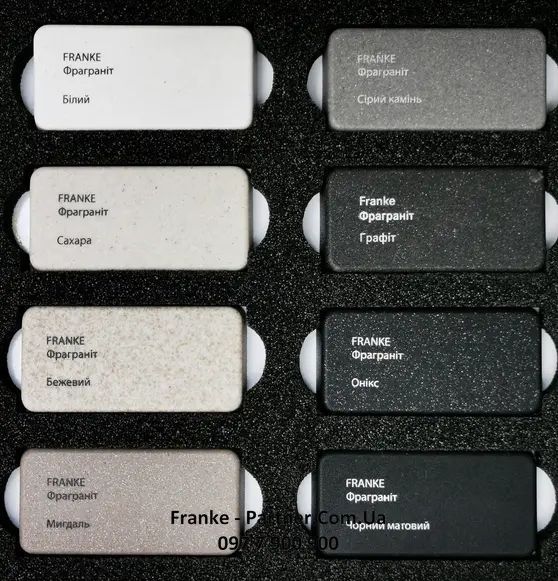 Кухонна мийка Franke Urban UBG 620-78 (114.0574.971) гранітна - врізна - колір Онікс - (пластиковий коландер у комлекті) Архів 114.0574.971 фото