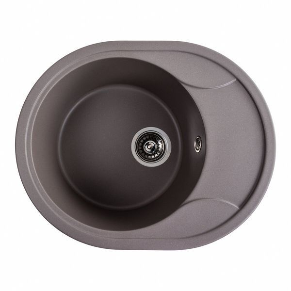 Гранітна мийка для кухні Platinum 5847 ONYX матова Дюна 000040818 фото