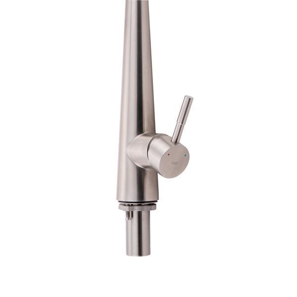 Змішувач для кухні Qtap Evicka з висувним ізливом QTEVI91103UN Brushed Nickel PVD SD00042267 фото