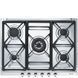 Газова варильна поверхня Smeg SE70SGH-5 Classica, 70 см, нержавіюча сталь Smeg SE70SGH-5 фото