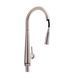 Змішувач для кухні Qtap Evicka з висувним ізливом QTEVI91103UN Brushed Nickel PVD SD00042267 фото 4