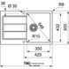 Кухонна мийка Franke Sirius 2.0 S2D 611-78 (143.0621.332) з тектонайта - врізна - оборотна - колір Білий (2 отвори) 143.0621.332 фото 2