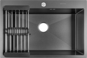 Odenbach 7522 Black: кухонна мийка Gunter & Hauer (75x51 см) Odenbach7522Black фото