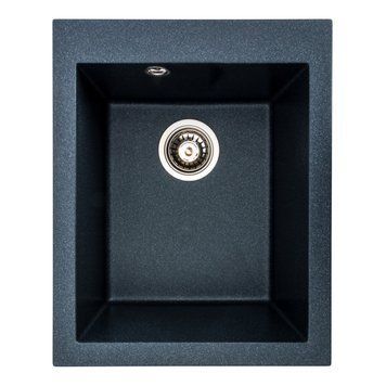 Гранітна мийка для кухні Platinum 4150 SOKIL матова (антрацит) 000038329 фото