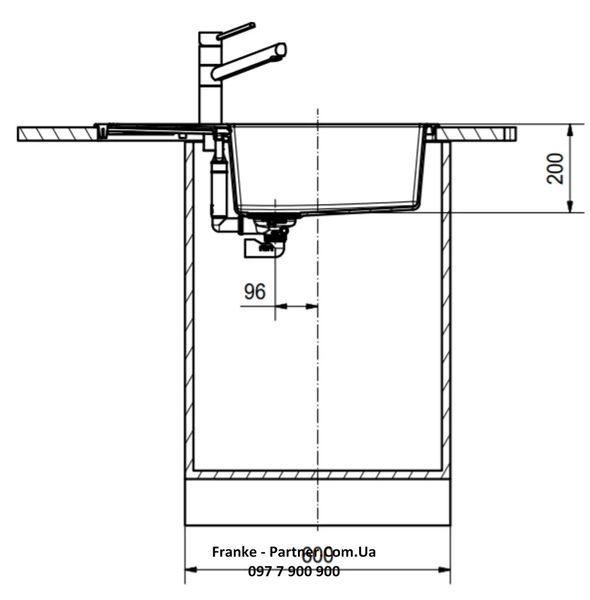 Кухонна мийка Franke Sirius 2.0 S2D 611-78 XL (143.0621.338) з тектонайта - врізна - оборотна - колір Білий (2 отвори) 143.0621.338 фото