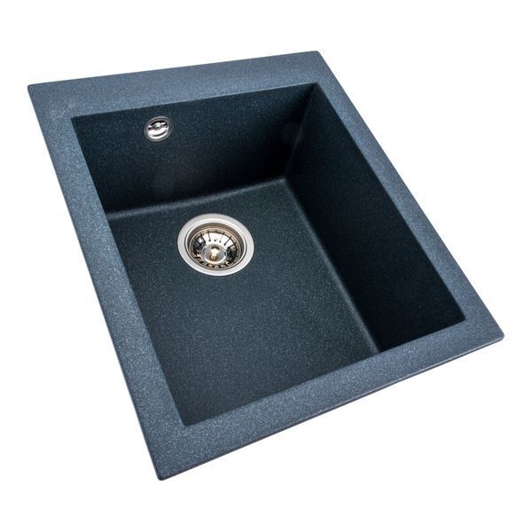 Гранітна мийка для кухні Platinum 4150 SOKIL матова (антрацит) 000038329 фото