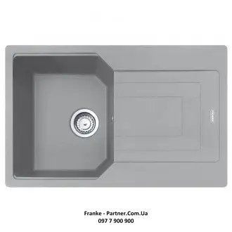 Кухонна мийка Franke Urban UBG 611-78 (114.0574.944) гранітна - врізна - оборотна - колір Сірий камінь - (пластиковий коландер у комлекті) Архів 114.0574.944 фото