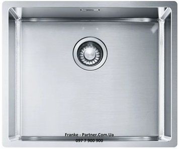 Кухонна мийка Franke Box BXX 210 / 110-50 (127.0369.282) нержавіюча сталь - монтаж врізний, у рівень або під стільницю - полірована 127.0369.282 фото