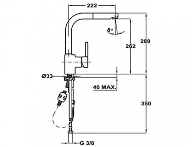 Змішувач кухонний Teka - ARK 938 (ALAIOR-XL HP) 239381210 29_29561 фото