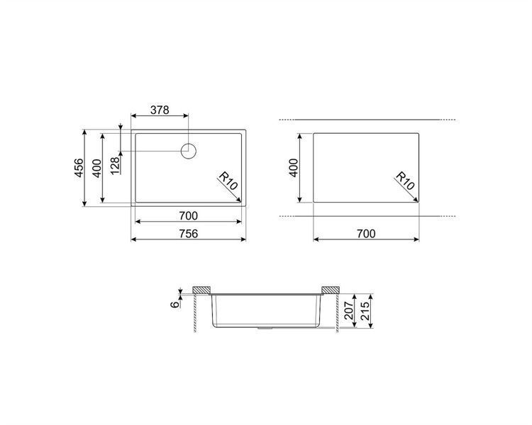 Мийки гранітні Smeg VZP76N VZP76N фото