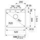 Кухонна мийка Franke Maris MRG 610-52 TL (114.0668.867) гранітна - врізна - колір Онікс 114.0668.867 фото 2