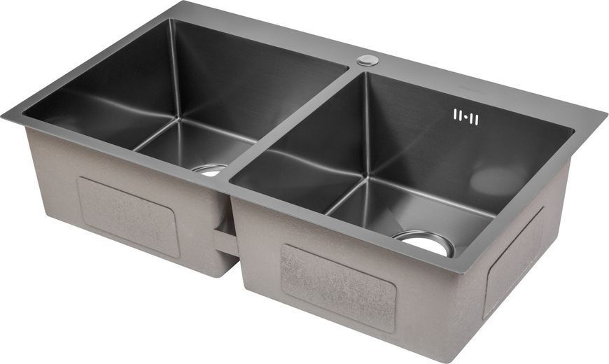 Laber 8622 Black: кухонна мийка Gunter & Hauer (86x51 см) Laber8622Black фото