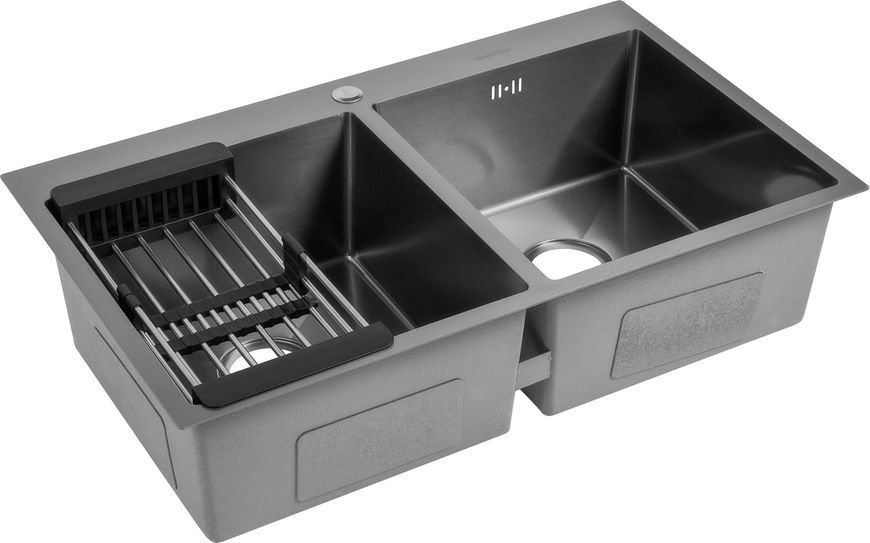 Laber 8622 Black: кухонна мийка Gunter & Hauer (86x51 см) Laber8622Black фото