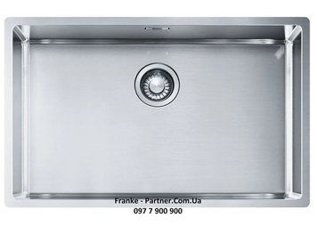 Кухонна мийка Franke Box BXX 210 / 110-68 (127.0369.284) нержавіюча сталь - монтаж врізний, у рівень або під стільницю - полірована 127.0369.284 фото
