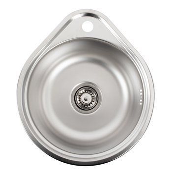 Кухонна мийка з нержавіючої сталі Platinum ДЕКОР 4539 (0,6/170 мм) 000017247 фото