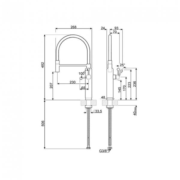 Змішувач кухонний Smeg - MDF 50 CR 29_38319 фото