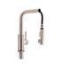 Змішувач для кухні Qtap Karuska з висувним ізливом QTKAR91103FN Brushed Nickel PVD SD00042273 фото 3