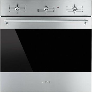 Вбудовувана електрична духова шафа Smeg SF6381X Classica, нержавіюча сталь, 70 л SF6381X фото